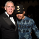 Youtube Head of Global Music Lyor Cohen and Chance The Rapper. Image: Getty